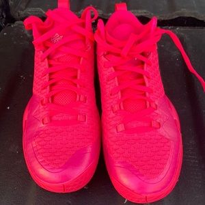 Hot Pink Basketball Shoes